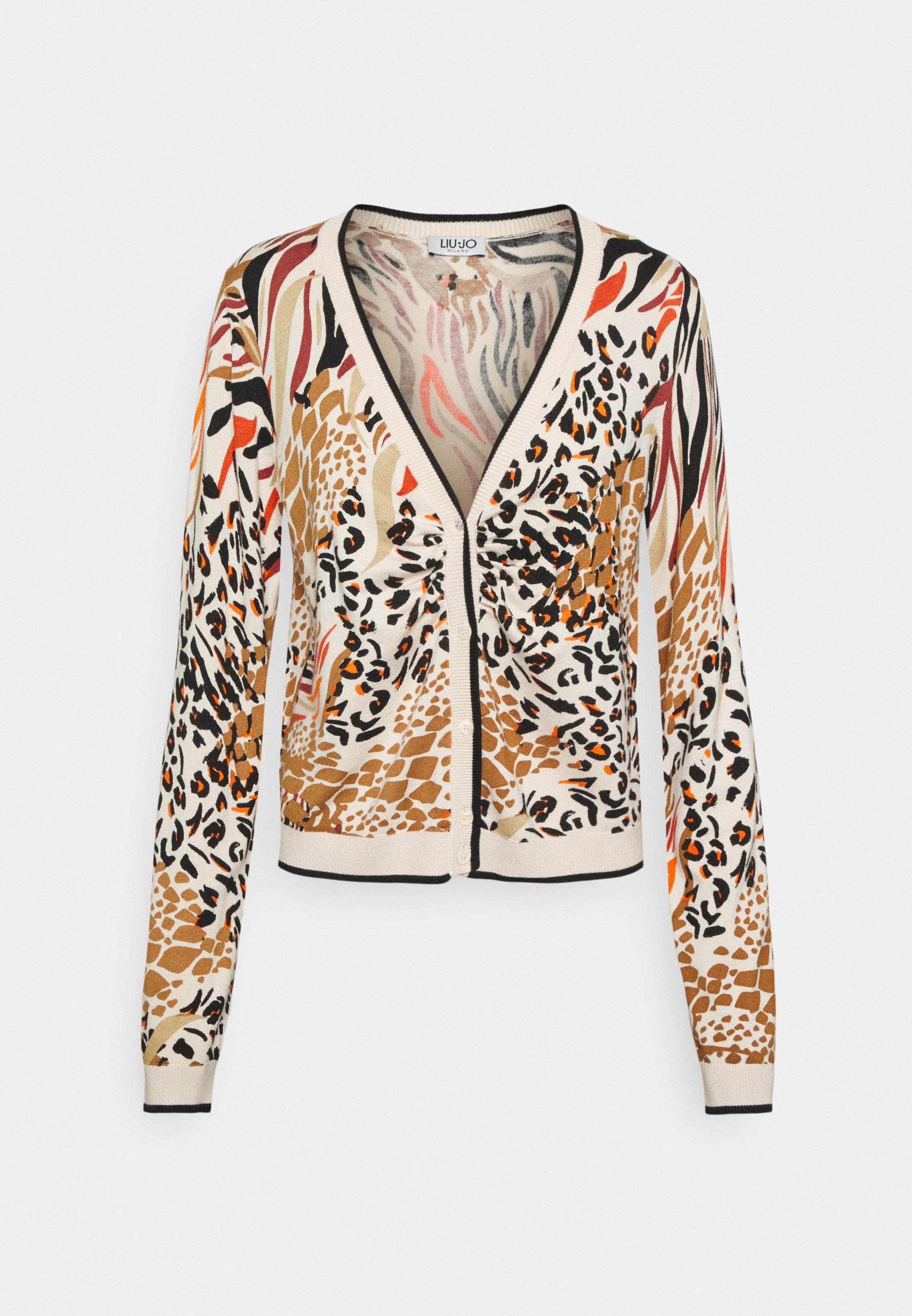 Liu Jo Jeans APERTA STAMPATA - Cardigan - desert/beige - Zalando.it