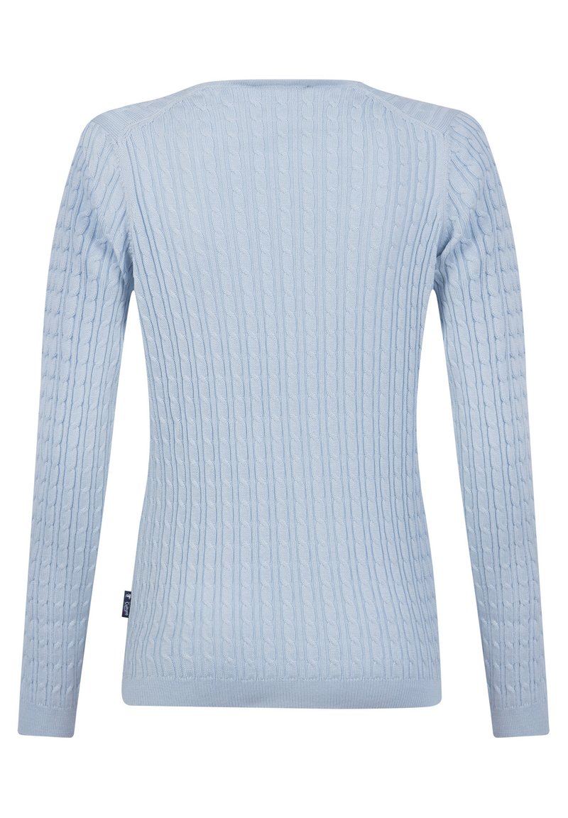 Damen Strickjacken | Denim Culture VERLA Strickpullover blau - PT34579 Damen Strickjacken | Denim Culture VERLA Strickpullover blau - PT34579
