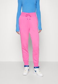 Nike Sportswear PHOENIX W NSW STYLE FLC HR PANT STD - Calças de fato de treino - pinksicle/sail