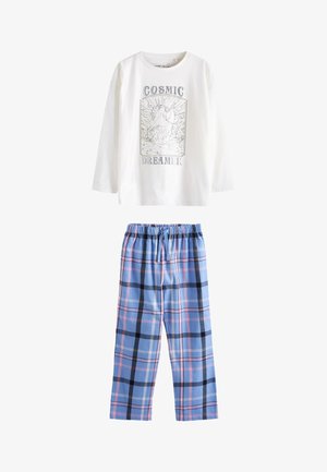 Pyjamas - blue white unicorn