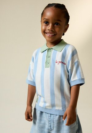 REGULAR FIT - CHARACTER BUTTON NECK - Poloshirt - blue