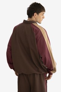 Kaotiko UNISEX - Mikina - brown/dark burgundy/sand