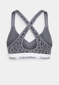 Calvin Klein Underwear PADDED BRALETTE ICON COTTON MODAL - Corpete - grey