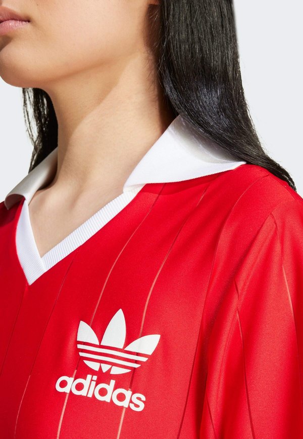 ADICOLOR 3-STRIPES PINSTRIPE - Jersey dress - better scarlet2