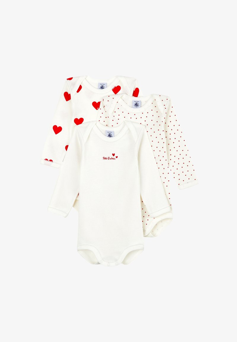 Petit Bateau 3 PACK - Body - white