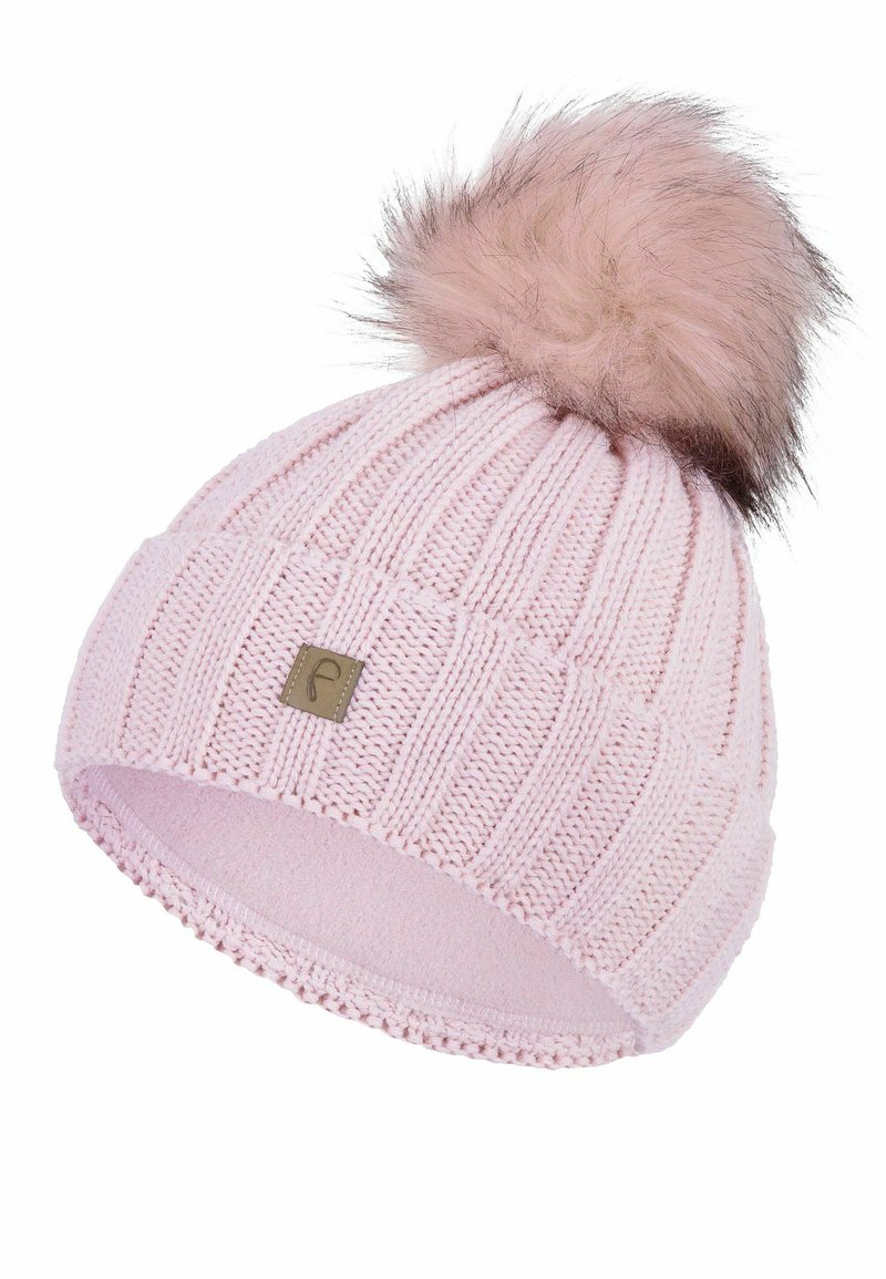 Faera WARME MIT INNENFUTTER UND BOMMEL - Beanie - rosa