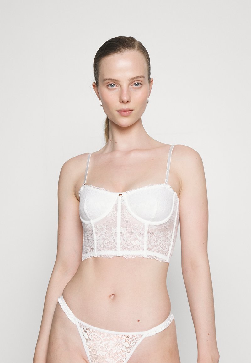 Cotton On Body - CASSIE UNDERWIRE CORSET - Korsete - cream, Palielināt