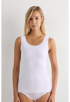 Intimissimi, ROUND NECK AND RAW CUT - Maglietta intima - white