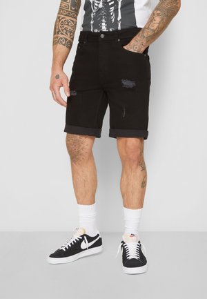 Shorts di jeans - black destroy