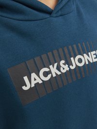 Jack & Jones Junior JJECORP LOGO PLAY - Mikina s kapucí - sailor blue