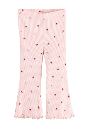 Next Nohavice - pink cherry hearts