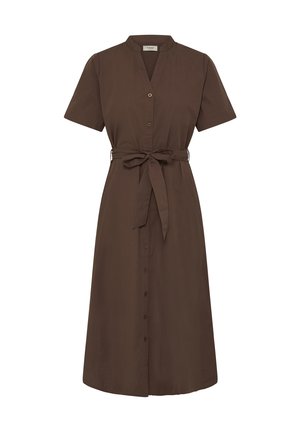Fransa, FRFANTY SS DR - Robe chemise - fondue fudge
