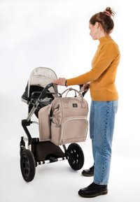 Mimmti DIAPERBAG BACKPACK MIMMTI | BABY BAG | NURSING BAG - Borsa fasciatoio - taupe