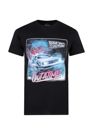 Cotton Soul OUTATIME - T-Shirt print - black