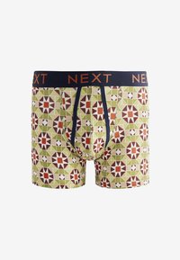 Next 4 PACK - Boxers - blue green tile print