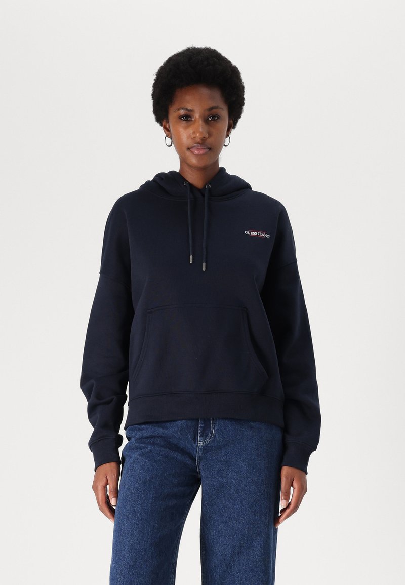 Guess Jeans AMERICAN TRAD - Felpa - daring ocean