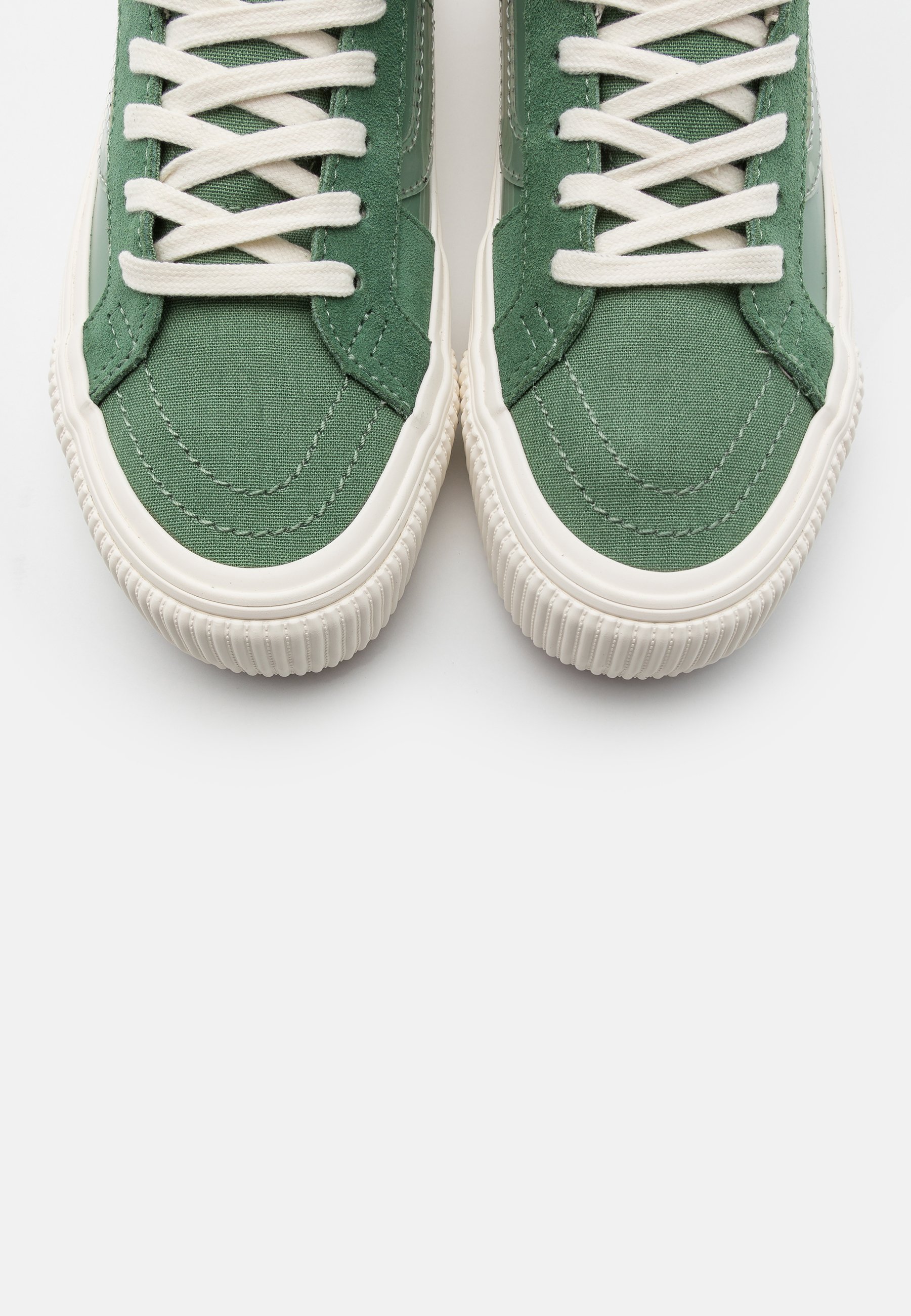 vans altas verdes