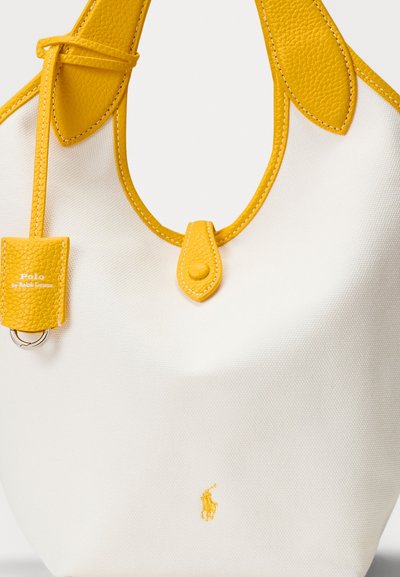 Polo Ralph Lauren POLO PLAY CANVAS TOTE - Bevásárlótáska - paper/canary