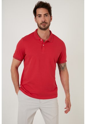 SLIM FIT - Polokošeľa - red