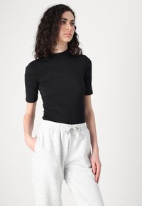 Gina Tricot Tall BASIC STRAIGHT - Pantaloni de trening - grey