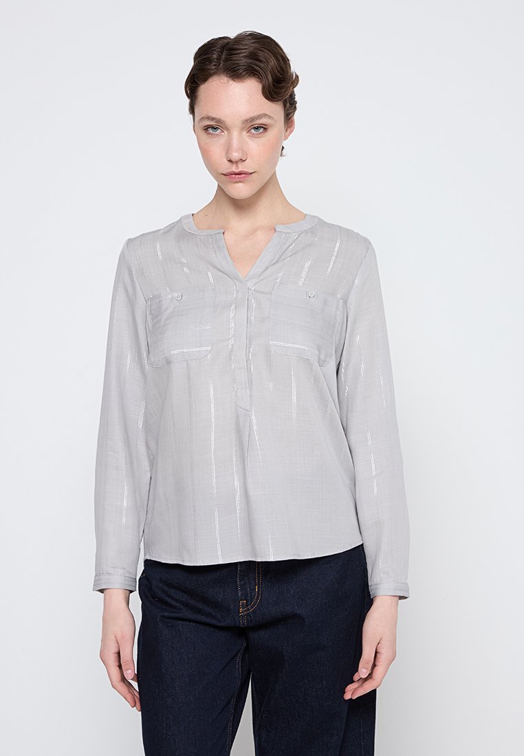 Tom Tailor Overhemdblouse grijs