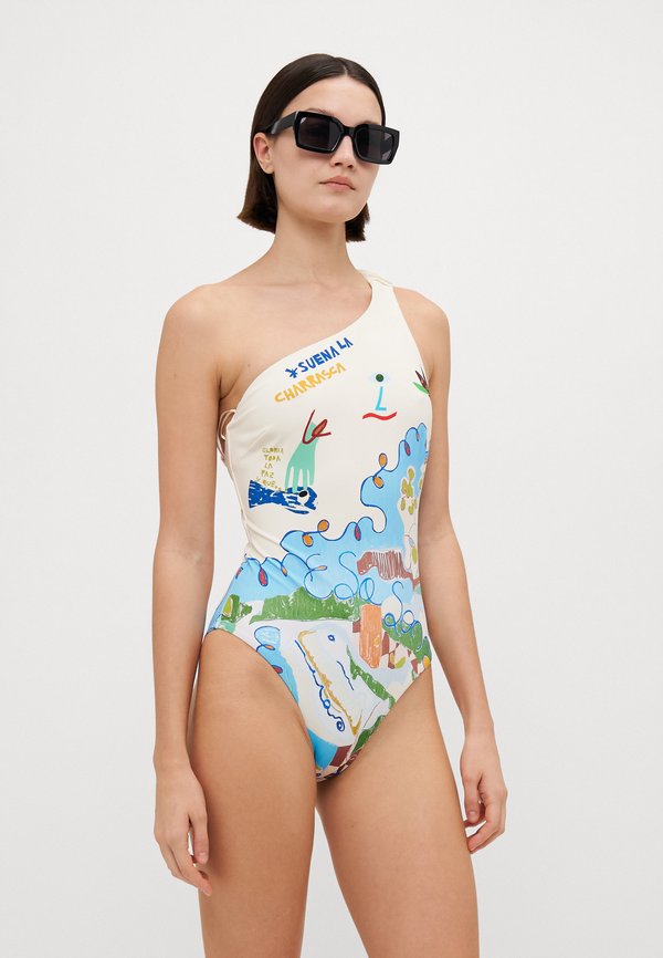 NADIA ONE SHOULDER ONE PIECE - Swimsuit - multi4