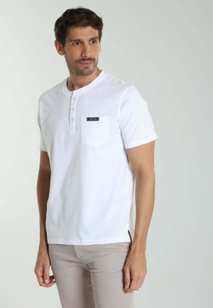 Gentleman Farmer, HENLEY - T-shirt basique - blanc