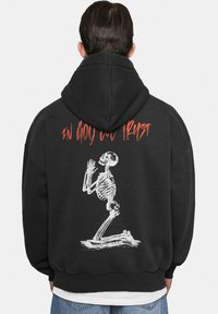 Dropsize HEAVY IN GOOD WE TRUST - Hoodie - washed black