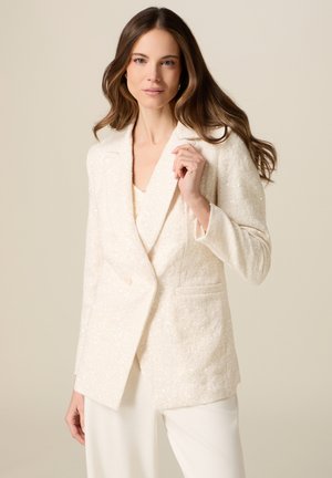 CON PAILLETTES - Blazer - bianco