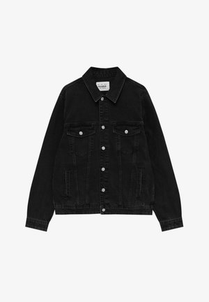 BASIC COMFORT FIT - Giacca di jeans - mottled black