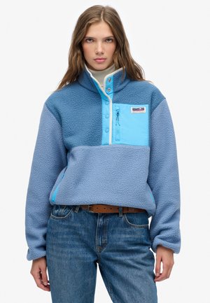 Fleecepullover - tidal blue