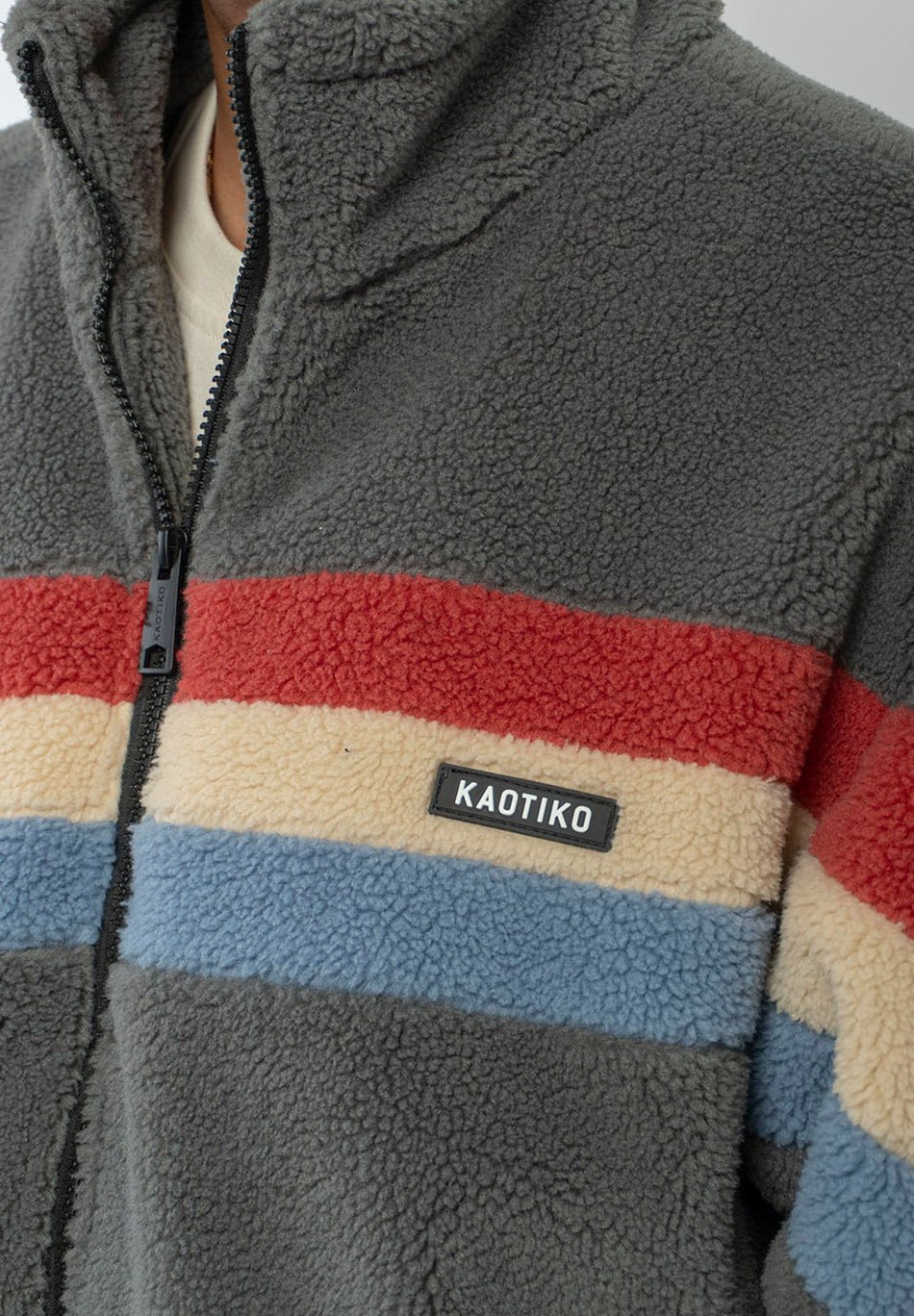 Kaotiko WABI SABI FLEECE JACKET - Jachetă din fleece - khaki/kaki