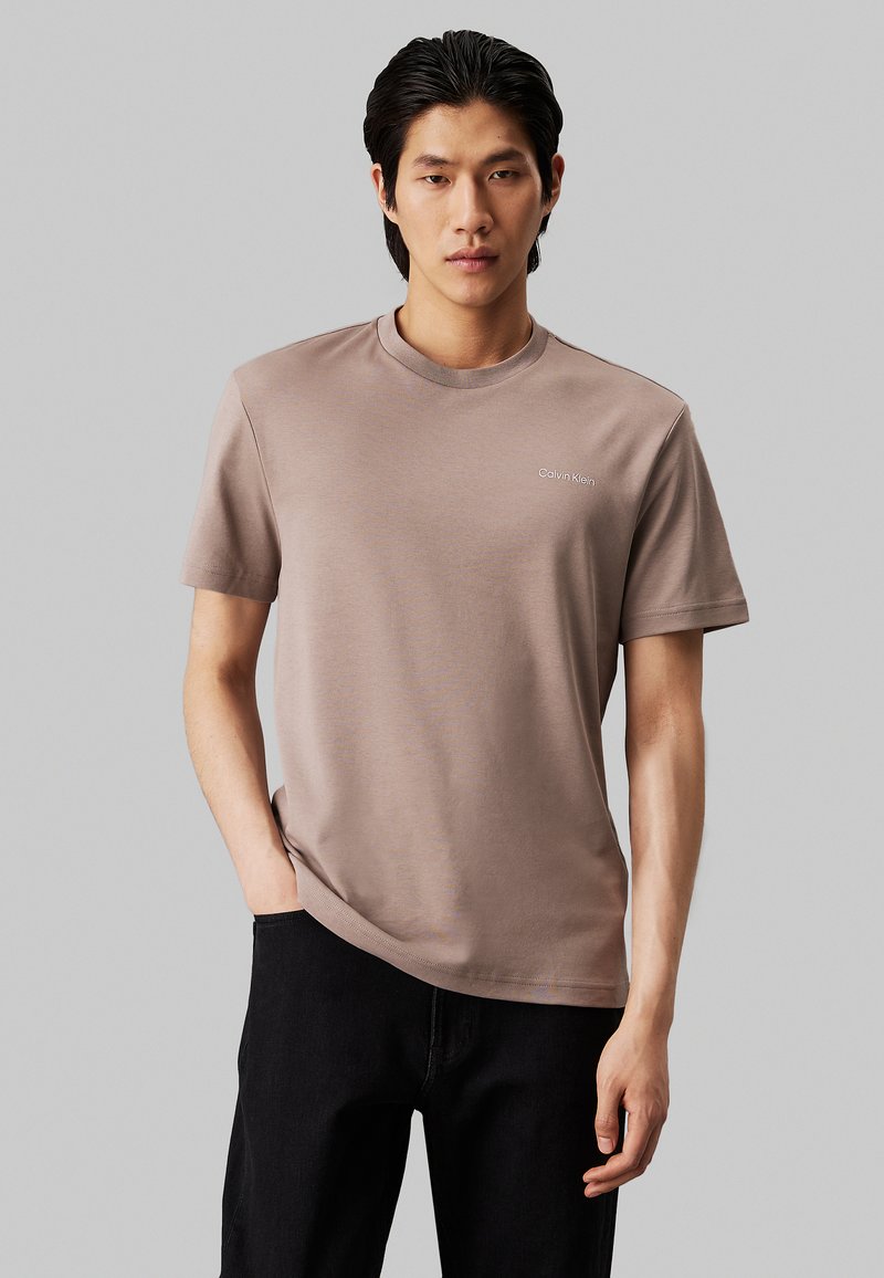 Calvin Klein MICRO LOGO - T-shirt basique - cinder