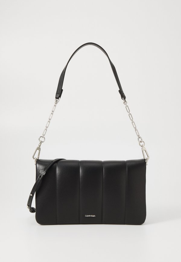 LINE QUILT SHOULDER BAG - Handbag