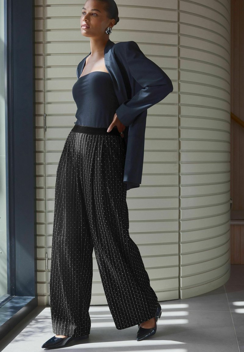 Next PULL ON DIAMONTE TALL - Tygbyxor - black