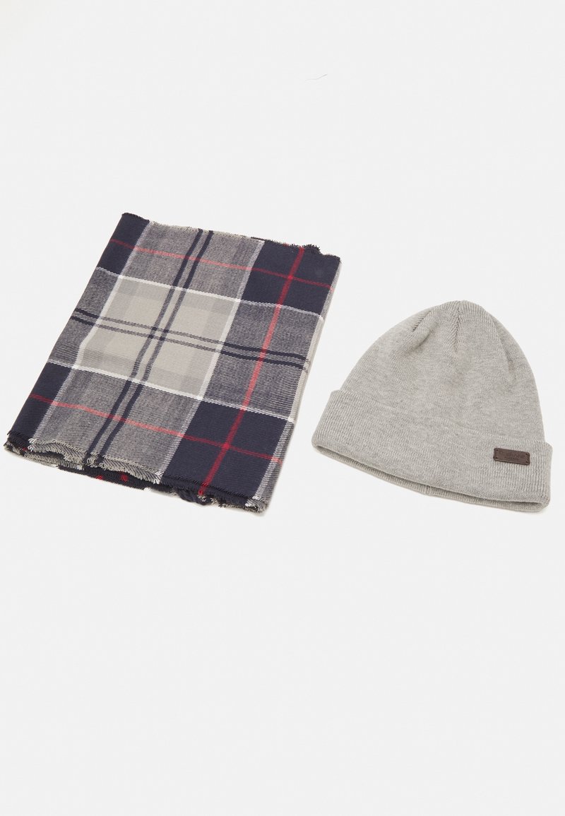 Barbour SWINTON BEANIE & GALINGALE SCARF GIFT SET - Σκούφος - blue granite