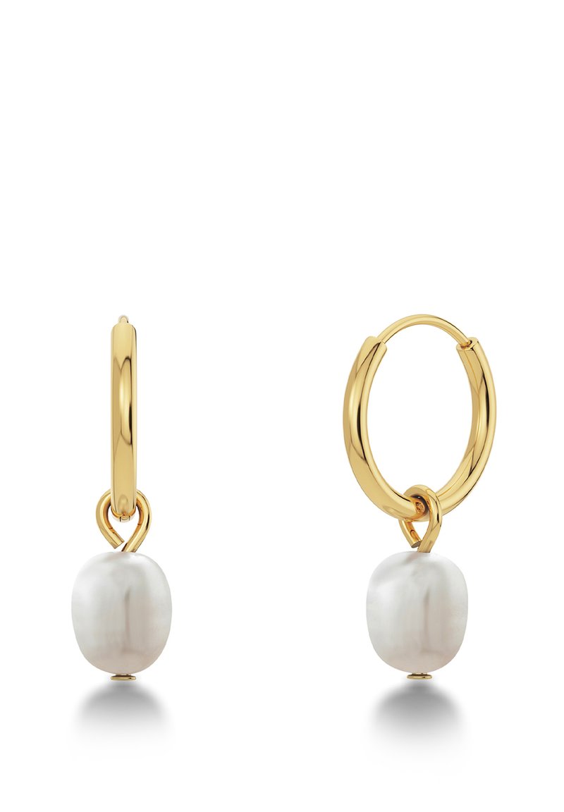 Orecchini Con Perla Oriente E Dettaglio In Oro Giallo 375 - Foto 9