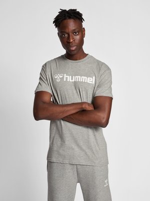 Hummel MOVER - T-shirts print - grey melange