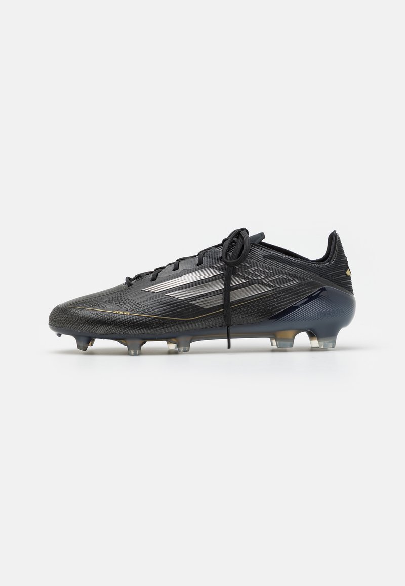 adidas Performance F50 ELITE FIRM GROUND - Fodboldstøvler til fast underlag - core black/iron metallic/gold metallic