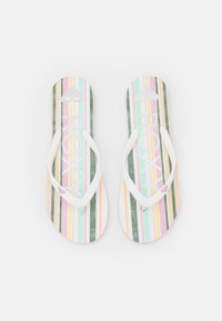 Roxy TAHITI - Sandálias em T - white/multicolor