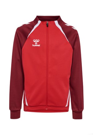 Hummel HMLLEAD 2.0 TRACK ZIP KIDS - Trainingsjacke - true red/maroon