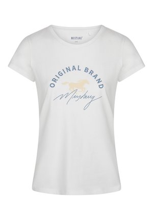 ALEXIA C LOGO - Print T-shirt - weiß