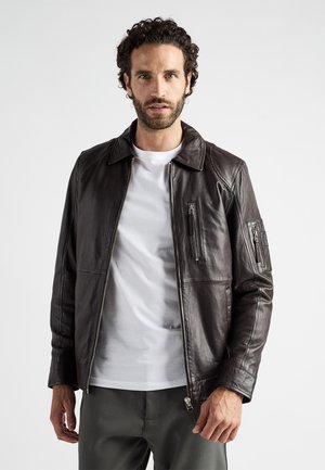 Leren jas - brown