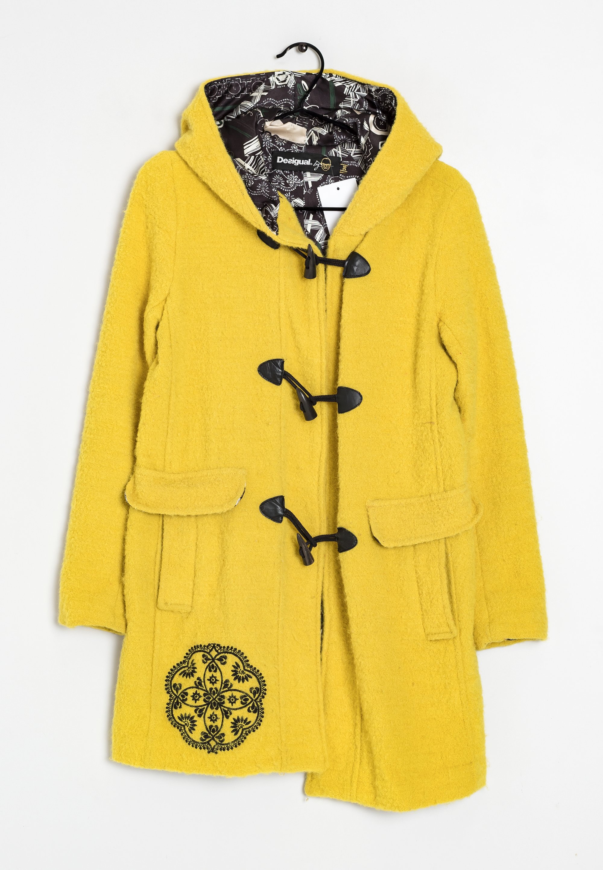 Desigual Manteau classique mustard yellow/moutarde (Seconde