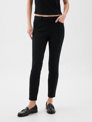 GAP SKINNY ANKLE - Chinos - true black