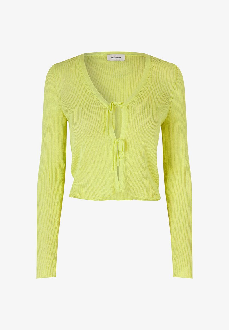 Modström FADDIE CARDIGAN - Gilet - limonade