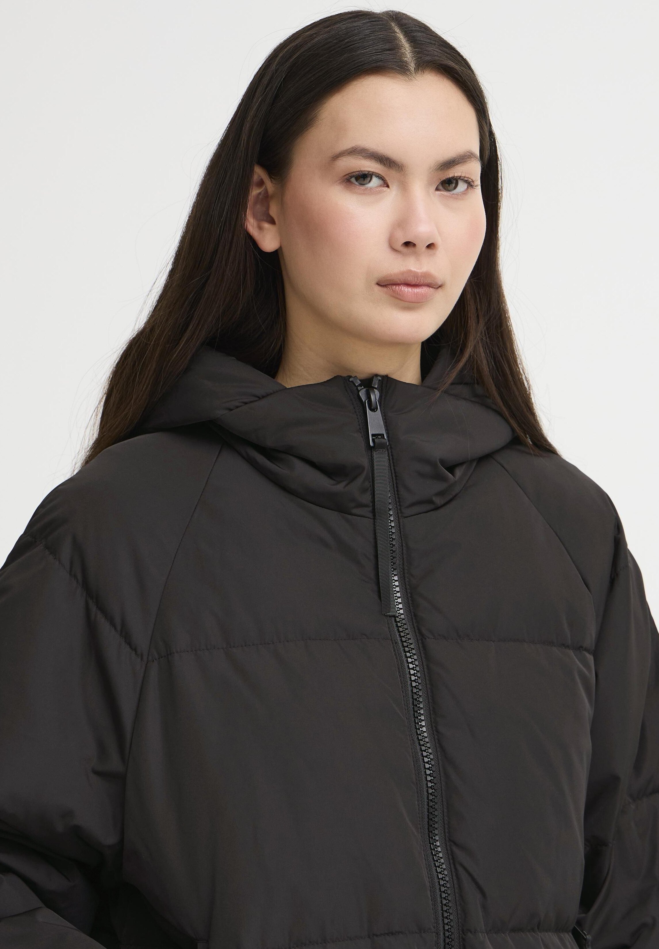 ICHI IHBUNALA DOWN - Down coat - black - Zalando