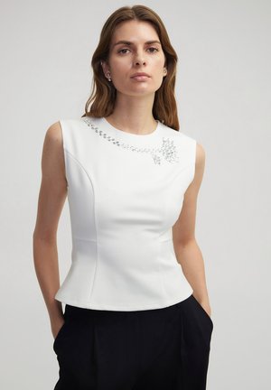 Ipekyol STRASS STONE PRINTED - Blouse - white