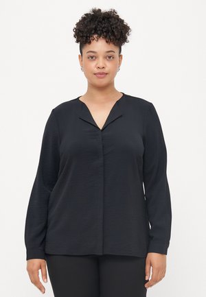 VMCESME V NECK SHIRT - Blúz - black