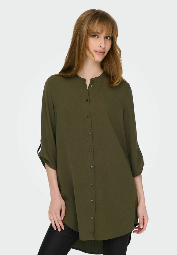 LANGE EINFAR - Hemdbluse - forest night